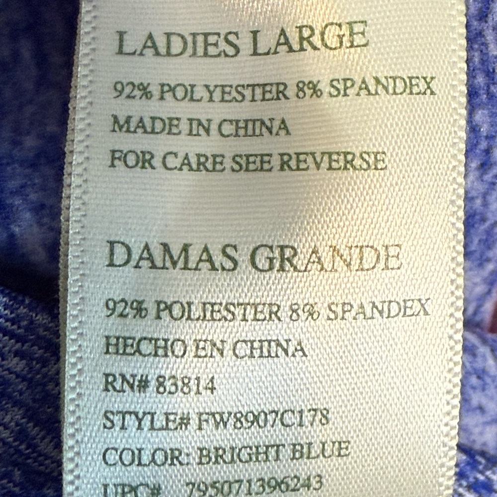 Women’s Tangerine Quarter Zip Pullover - Picture 5 of 5